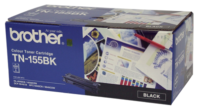 Brother TN 155 Black Toner Cartridge